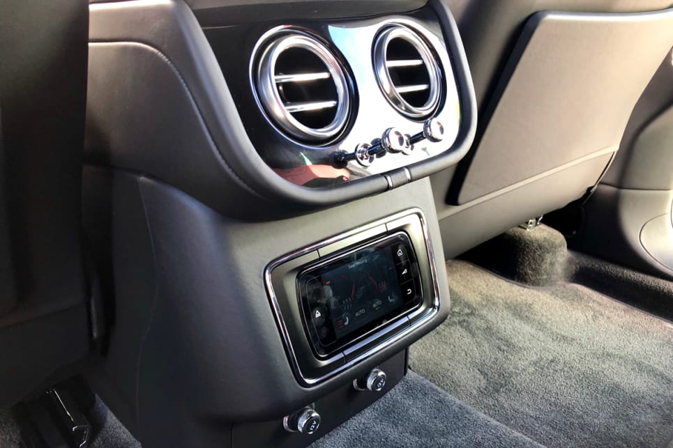 Standard features inside include four-zone climate control.