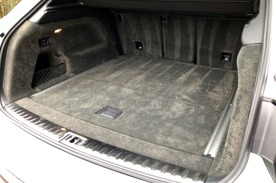 The Bentayga V8’s boot with the rear seats in place has a cargo capacity of 484 litres.