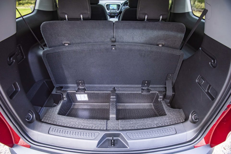 There is a hidden storage compartment under the boot (pictured: Arcadia LT). 