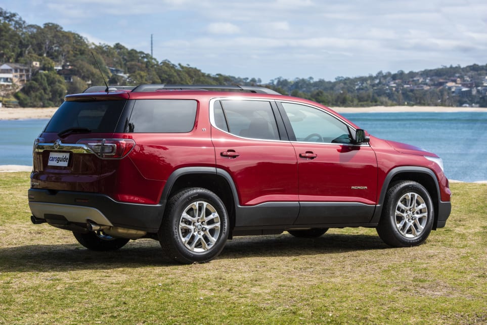 We love the Holden Acadia’s tough looks (pictured: Acadia LT).