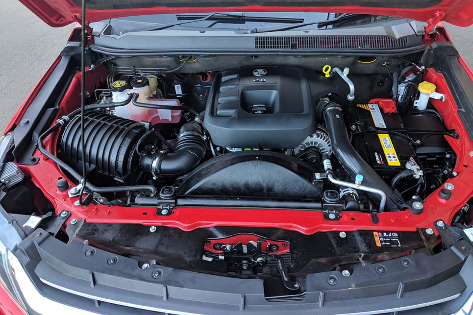 The LSX 4x4 has the same engine as the LS – a 2.8-litre four-cylinder turbo-diesel.