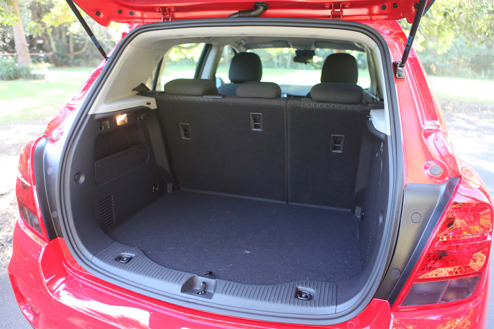 With the rear seats in place, boot space is rated at 356-litres.