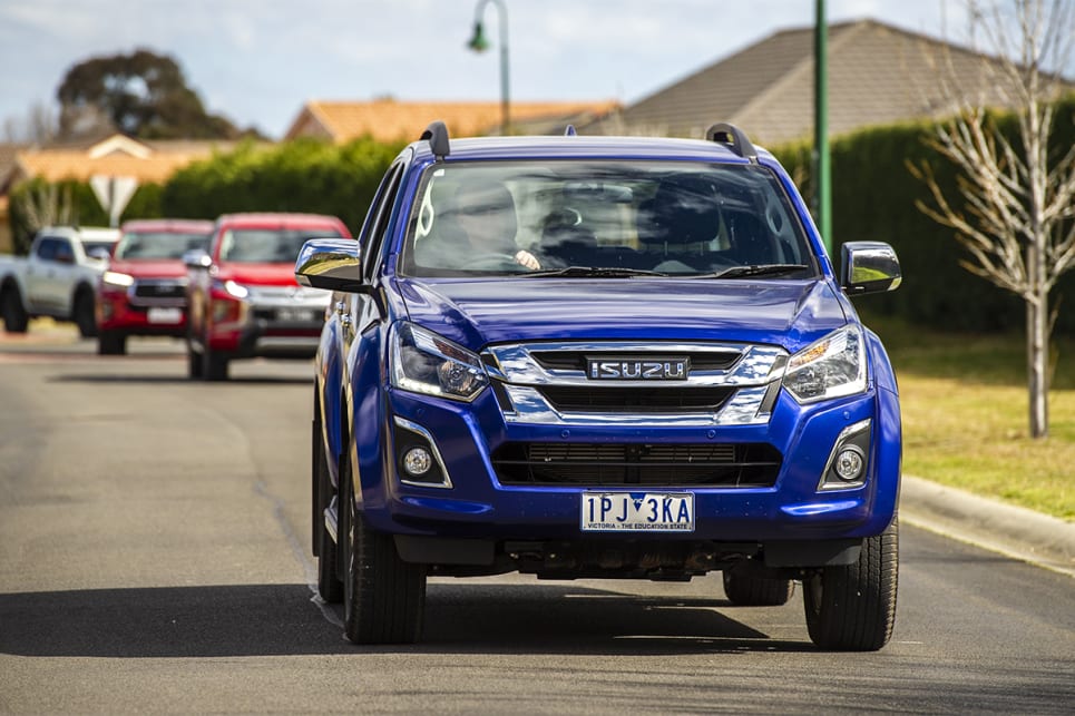 We struggled to find much to like about the D-Max from the driver's seat.