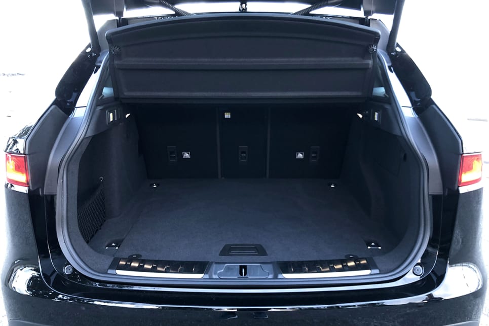 With the rear seats up, there's 508 litres of boot space.