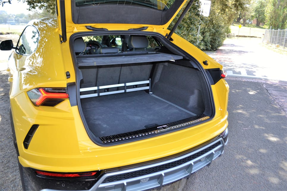 Cargo space is rated at 616 litres.