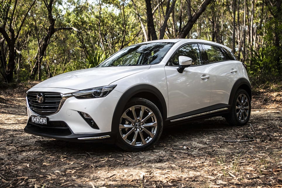 The CX-3 flagship model has a comprehensive standard features list.