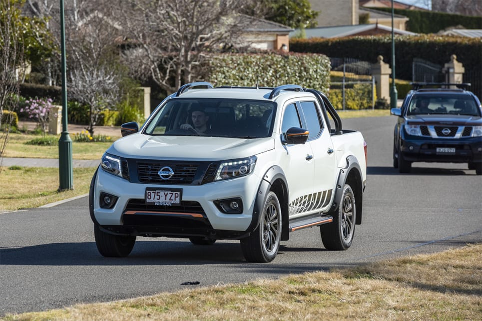 The Navara still has issues with the twin-turbo engine being very noisy at lower speeds.