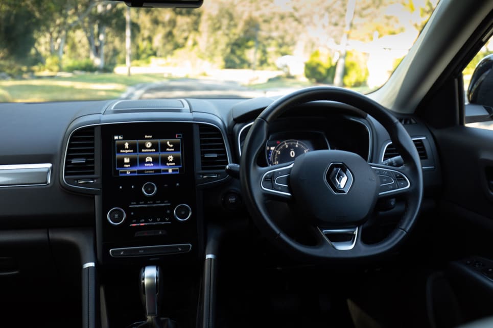 The steering wheel is leather-trimmed and feels good under the hands, and the layout of the centre console is well designed.