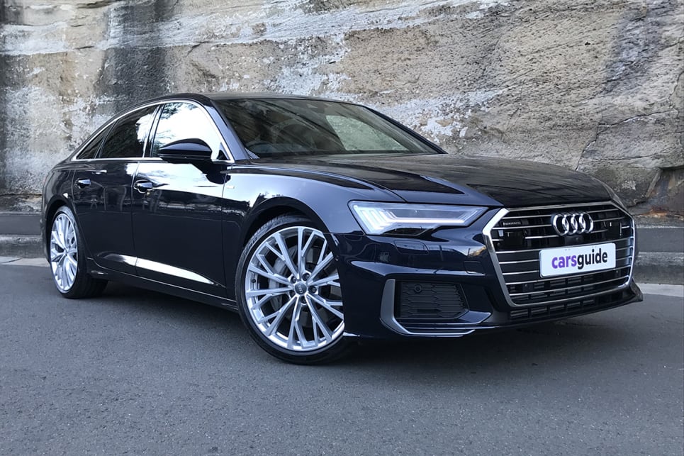 Audi has refreshed its full-size A6 luxury sedan to try and temp BMW 5 Series and Merc E-Class loyalists over to the four rings. (image: James Cleary)