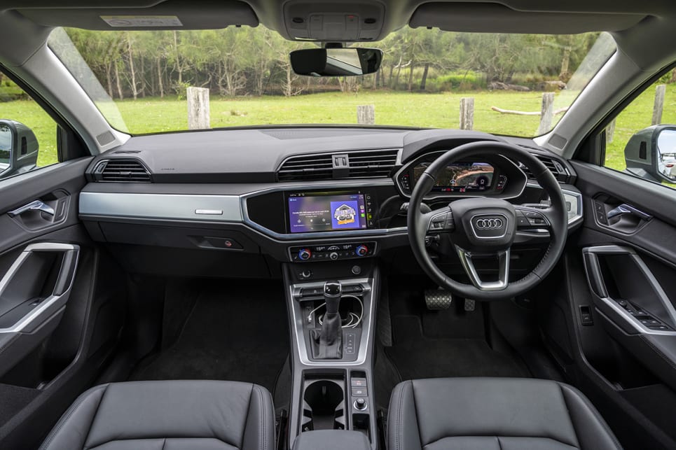 One thing we really appreciate about the Q3 is its design smarts inside the cabin.