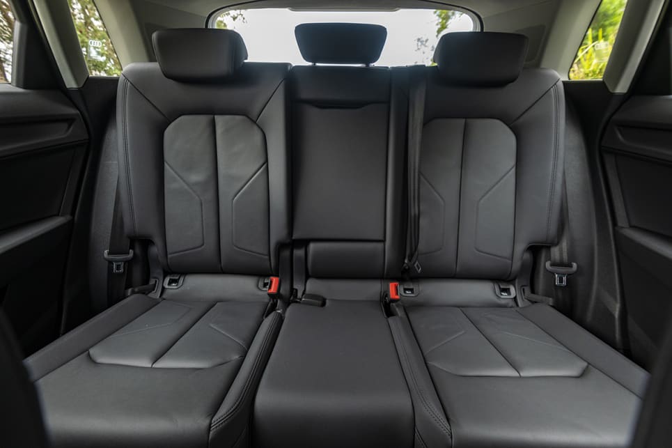 The Q3’s back seat was found to be a little flat in terms of comfort.