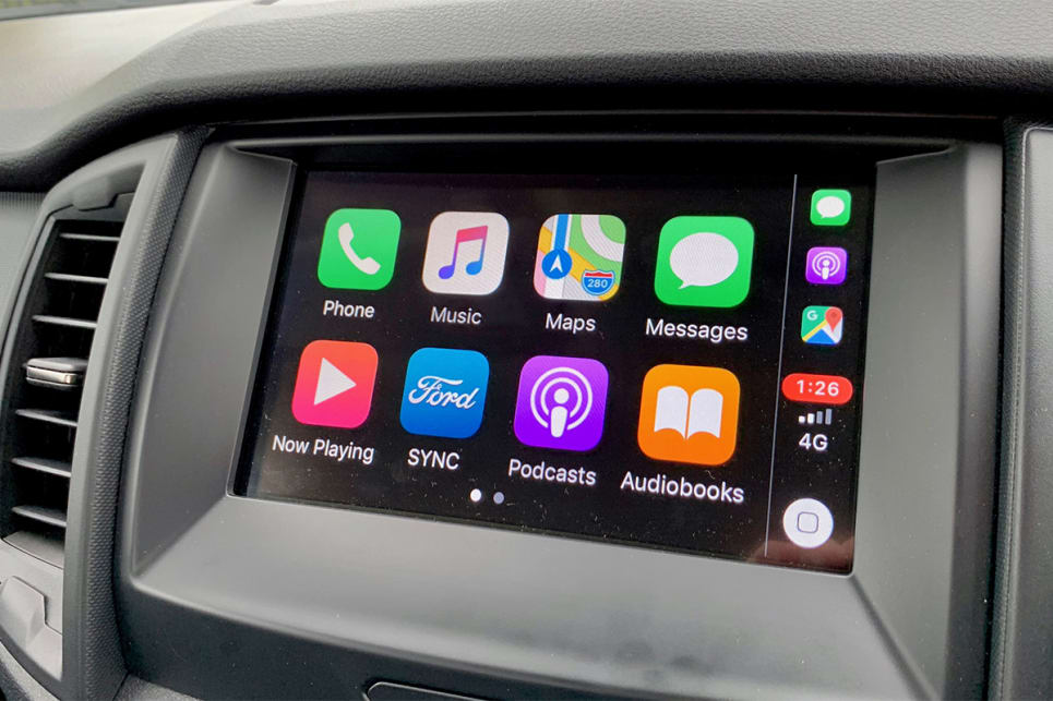 The media system also comes with Apple CarPlay and Android Auto.