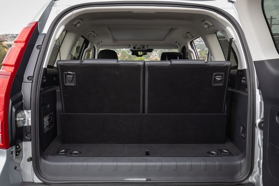 If the two back seats are in use, the boot space shrinks which is normal in a seven seat SUV.