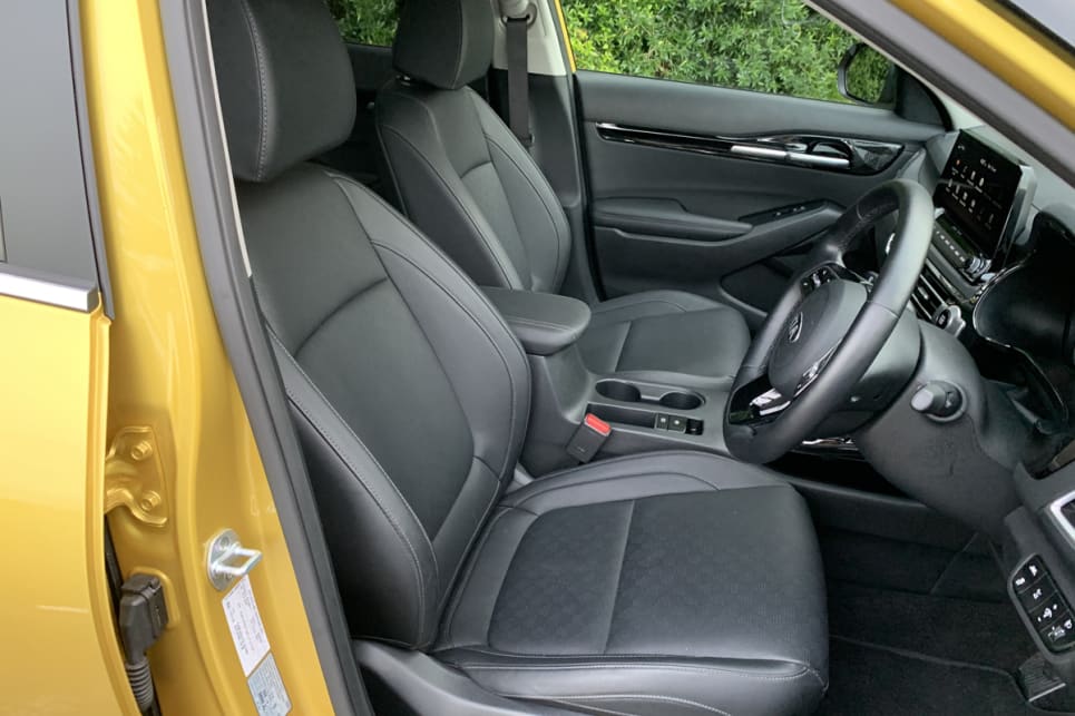 The Seltos has tons of space for a compact SUV.