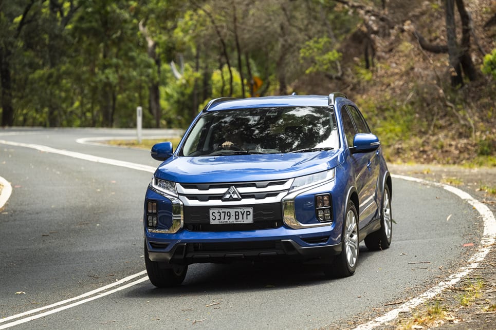 The ASX has clumsy suspension, and its steering was inconsistent and fidgety. 