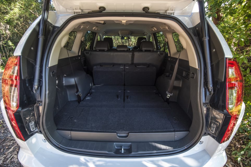 With five seats up the Pajero has 502L (VDA) of boot space.