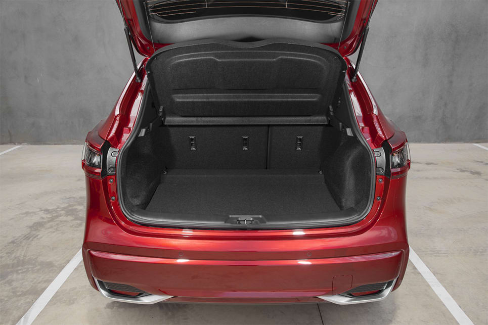 Boot space is rated at 430-litres with the rear seats in place.