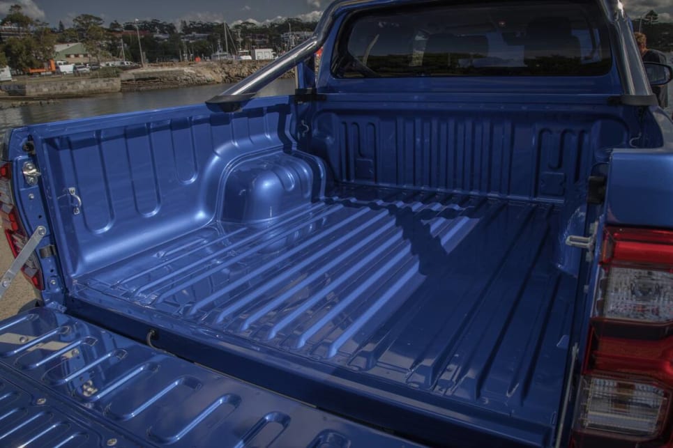 The HiLux tray measures in at 1569mm long, 1645mm wide and 470mm deep.