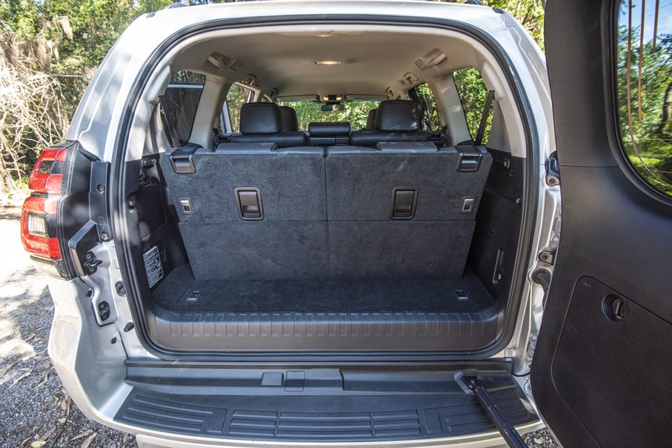 With the third-row seats in use, boot space is claimed to be 104 litres.