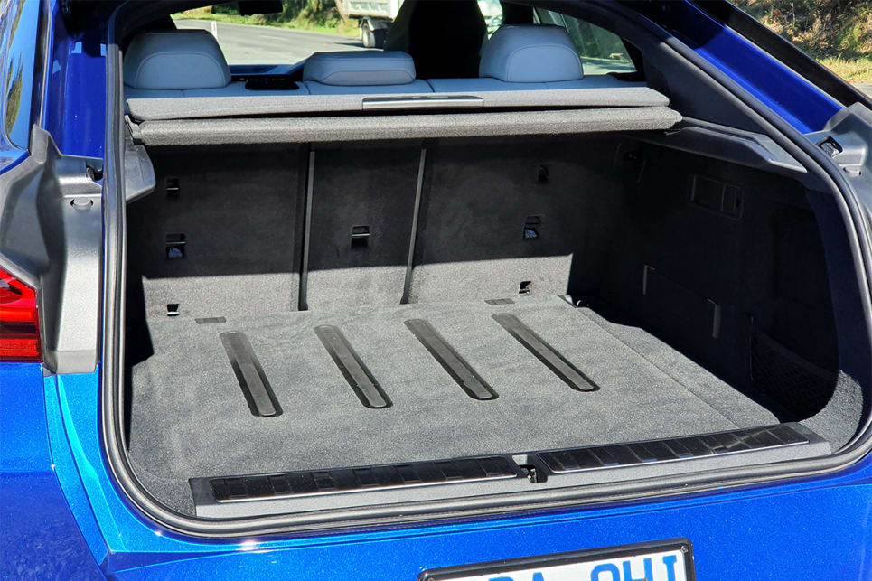With the rear seats in place boot space is rated at 580-litres.