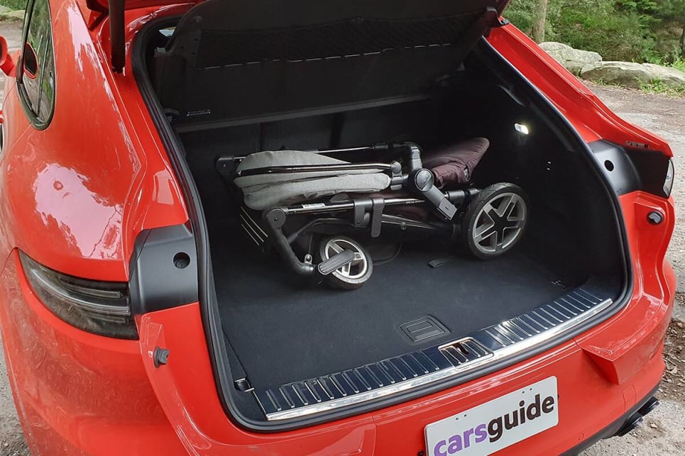 Even with a full-size pram in the back, there's still space to spare. (image credit: Malcolm Flynn)