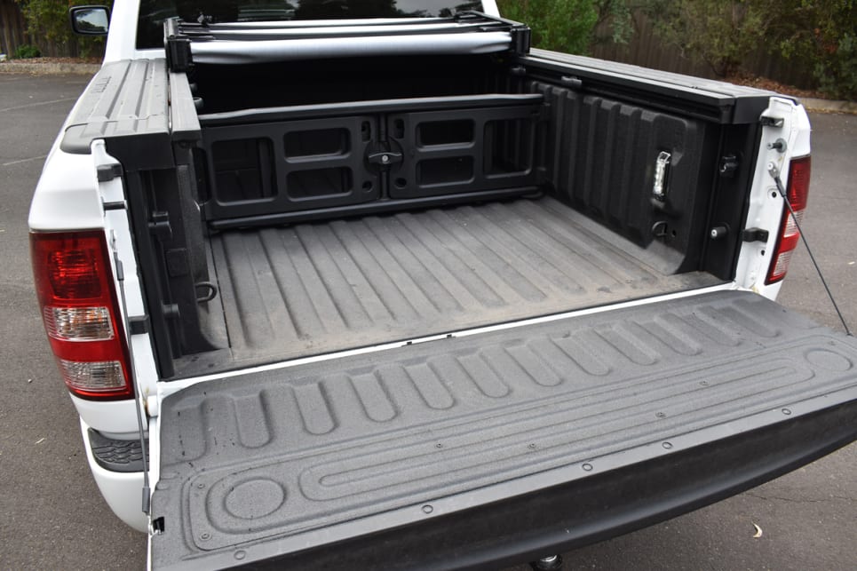 With the tailgate closed, the load tub’s internal dimensions are 1712 x 1270 x 509mm.