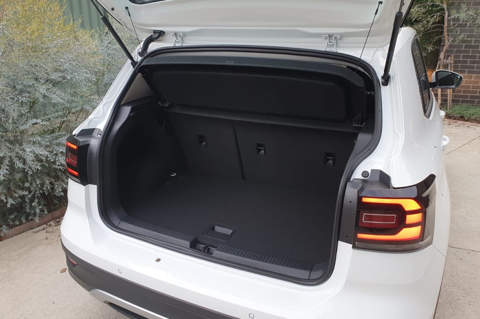 With the rear seats in place, boot space is rated at 385-litres.