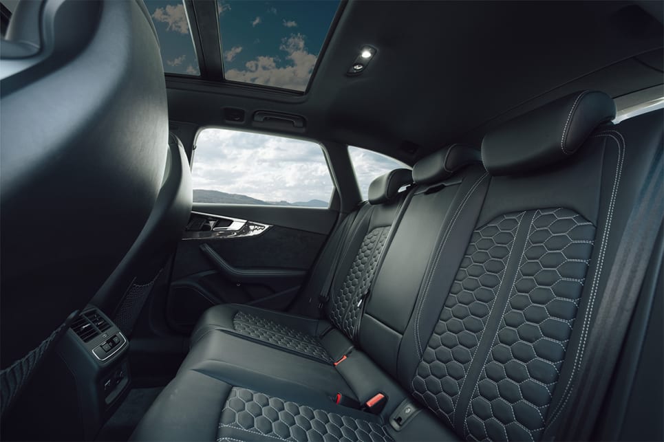 In the back, rear seat riders get the same premium interior treatment as the driver.