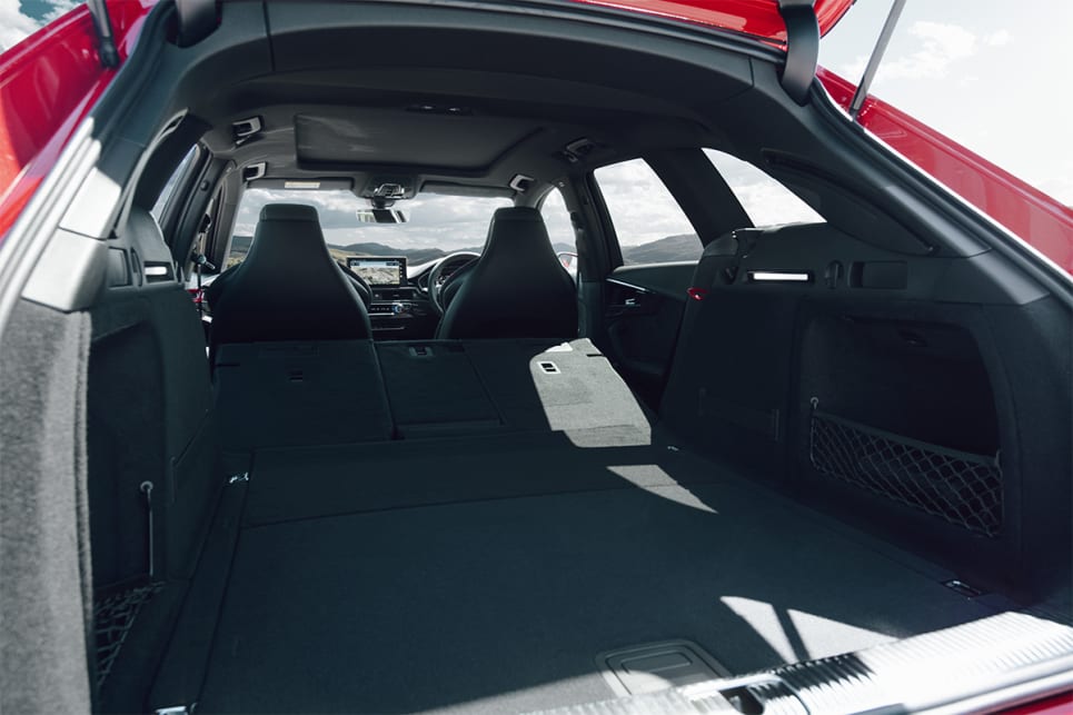 With the rear seats folded flat, boot space is rated at 1495 litres.