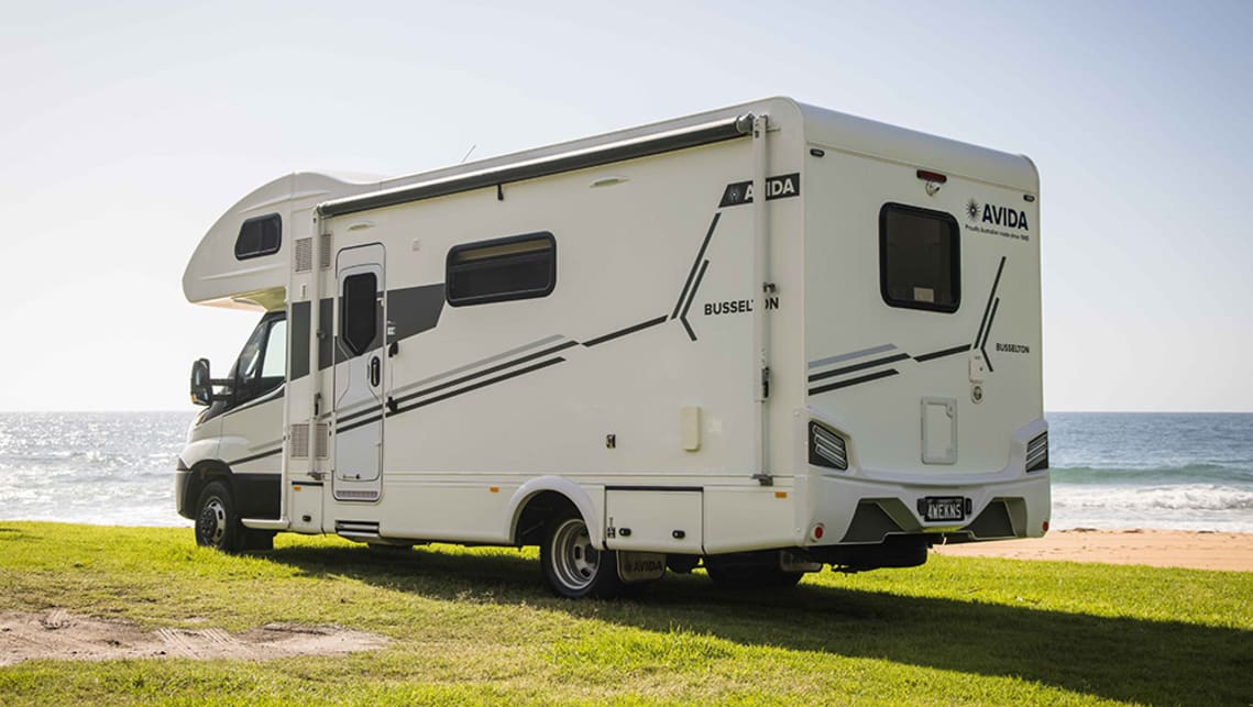 The Avida Busselton is a four-berth motorhome, with seemingly everything you need onboard.