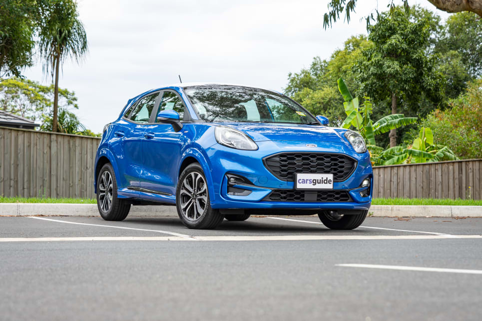 The ST-Line gets Ford’s swoopy, grille-heavy, design language out of Europe and pours in extra fun factor.