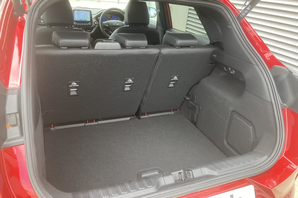 For the record, cargo capacity is rated at 410 litres with the 60/40 split-fold rear seats erect. (image: Byron Mathioudakis)
