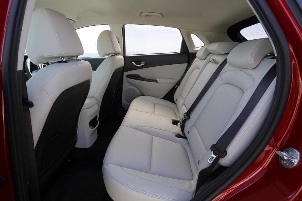 The Kona is neither the biggest nor smallest in terms of interior space (image: Highlander).