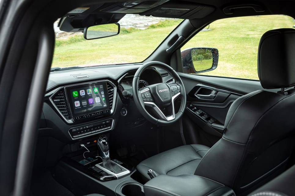 The D-Max has additional dash-top storage (image credit: Tom White).


