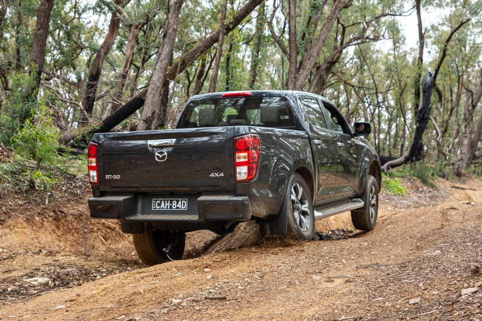 The Mazda has shown that it can handle tough terrain and do it all reasonably comfortably (image credit: Tom White). 