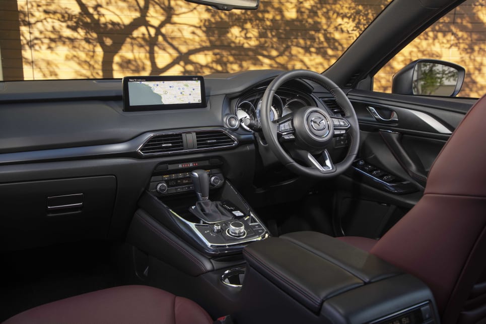 Standard equipment in the Mazda CX-9 includes satellite navigation.