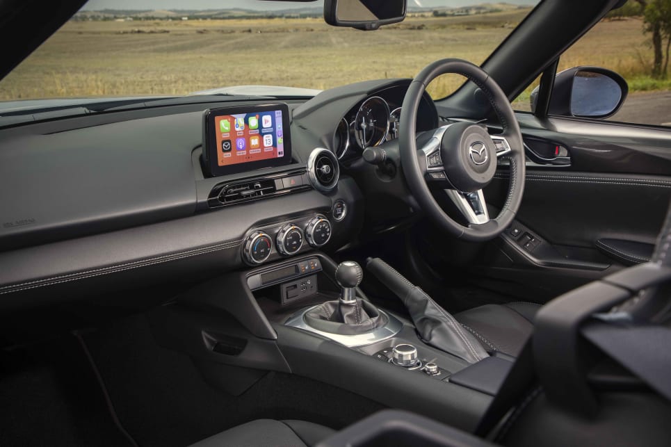 Part of the divine driving experience is the MX-5’s electric power steering.