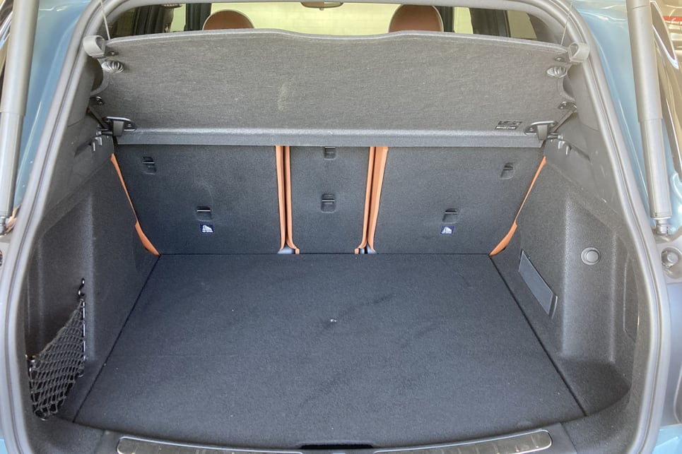 The 450-litre (VDA) bi-level boot layout makes for a deceptively big cargo area.