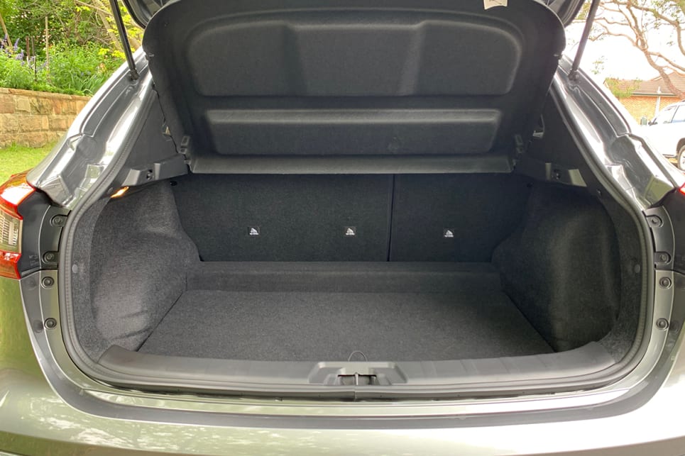 The boot capacity of the Qashqai is good, with 430 litres of cargo space. (image: Matt Campbell)