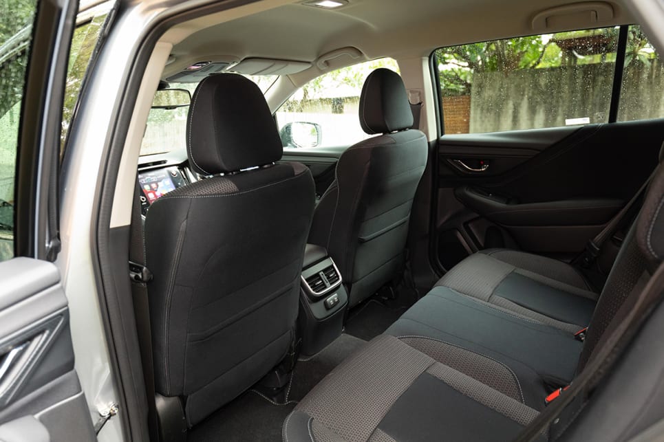The rear seats are spacious, fitting taller adults and teenagers.