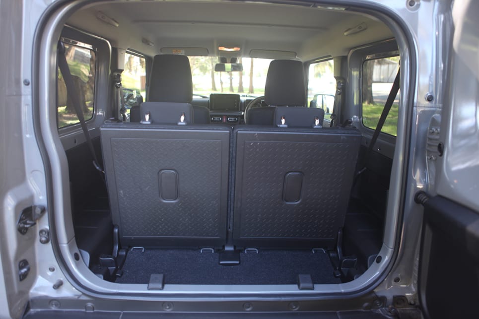 With all seats in use, the rear cargo area is rather cramped, measuring 85 litres VDA.