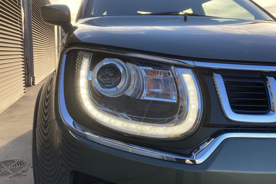 The GLX scores LED headlights with daytime running lights.