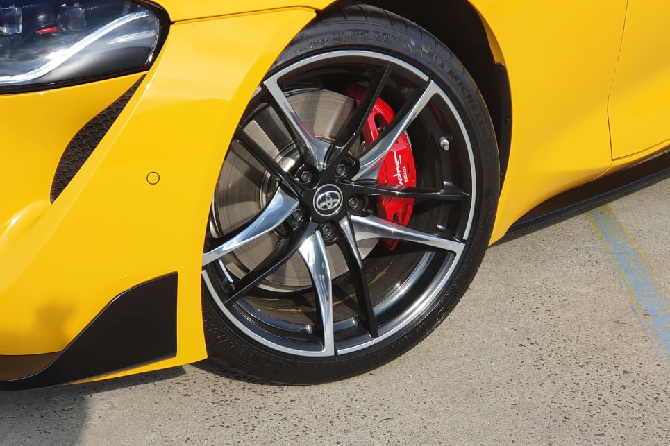 This test car was the top-spec GTS that adds 19-inch wheels.