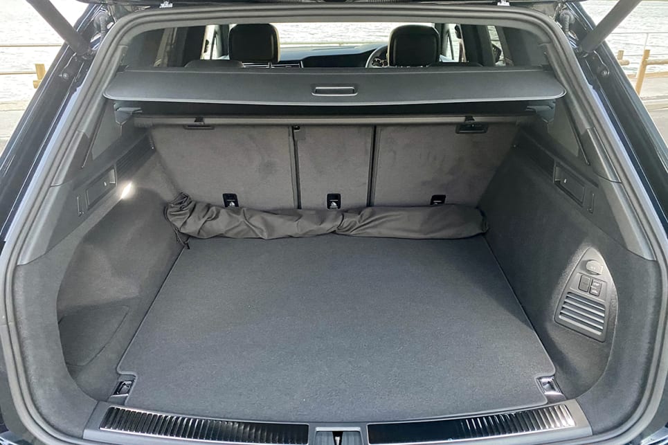 The boot is a massive 810 litres (VDA) with the back seat slid all the way forward.