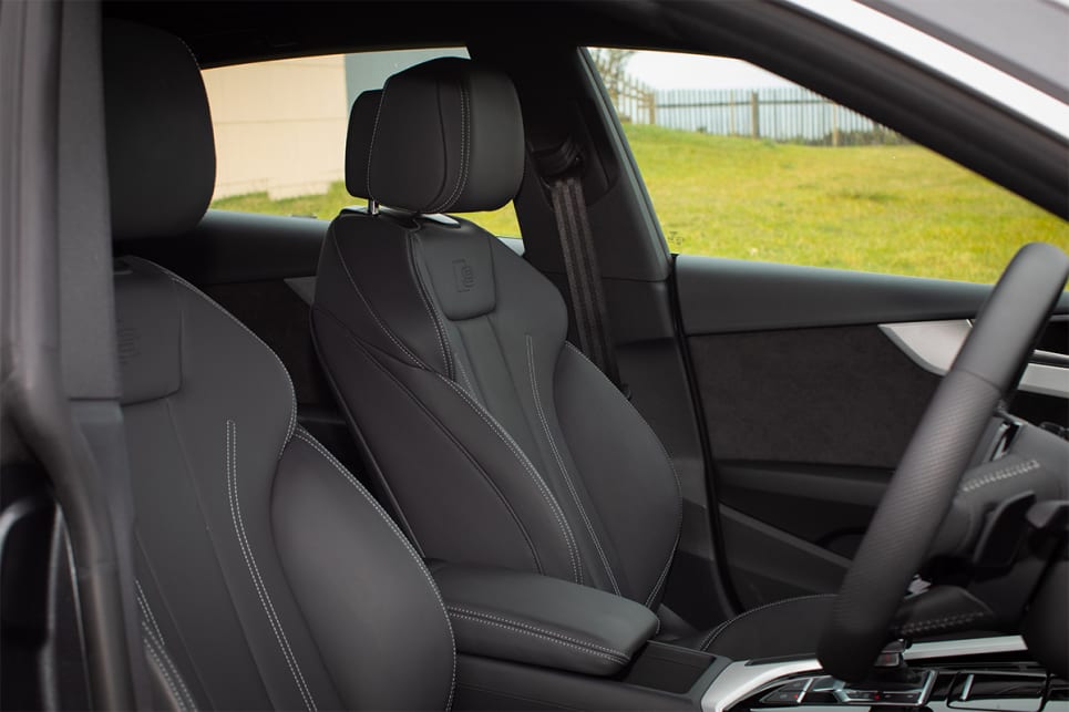The front seats are heated and power adjustable. (image credit: Dean McCartney)