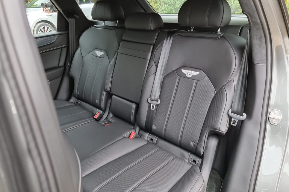 In the second-row and the Bentayga offers more than enough room for everyone.