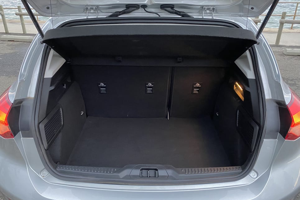Boot space is rated at 375 litres.