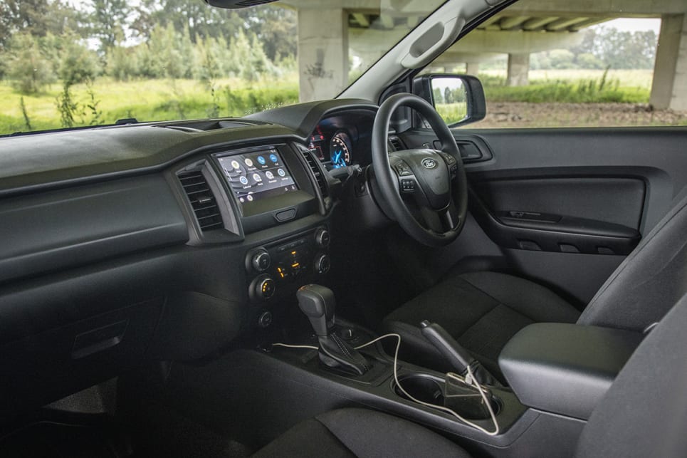 There’s storage aplenty in the Ranger XL cab-chassis.