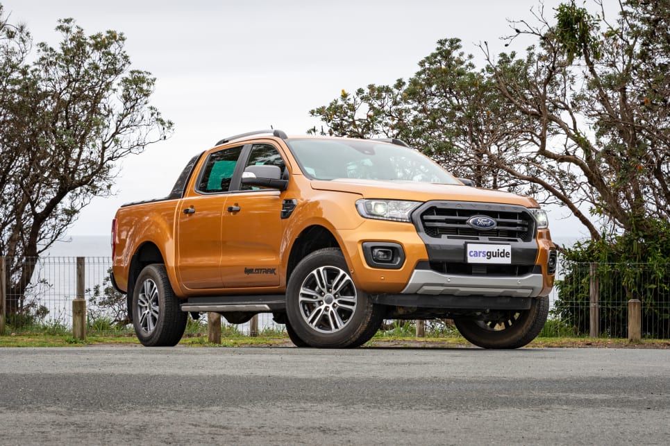 Tthe most expensive of these three is the Ford Ranger Wildtrak (image credit: Tom White).