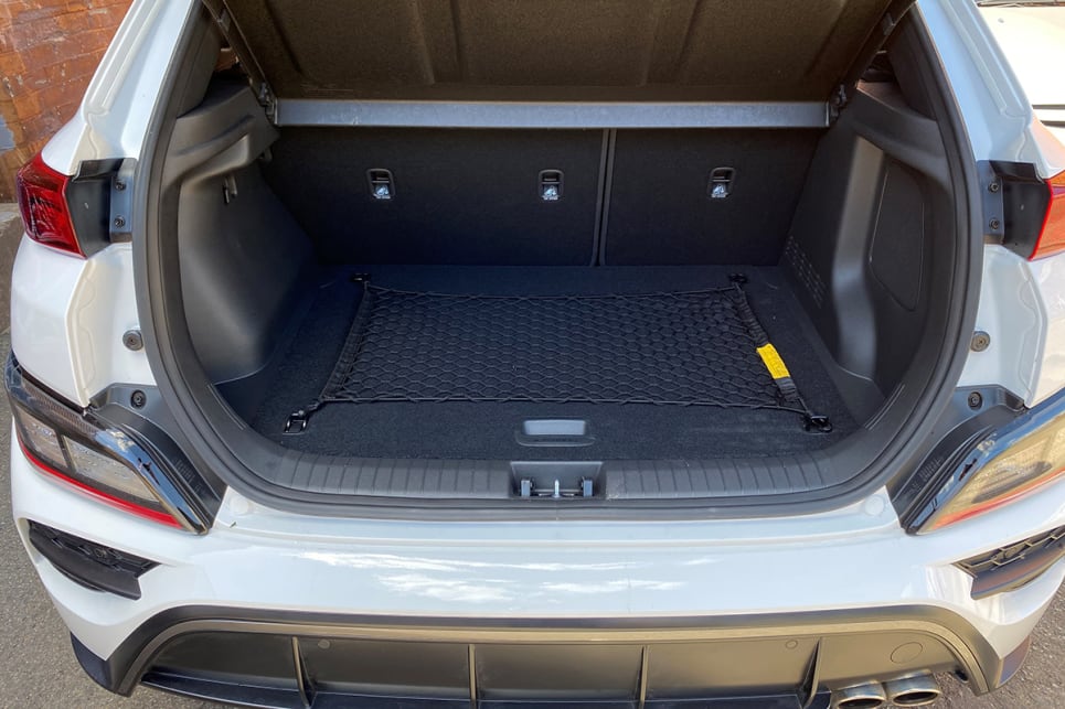 Boot space is rated at 374 litres (VDA).